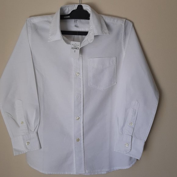 Boy's Gap Classic Oxford White Button Down Shirt - Picture 4 of 7